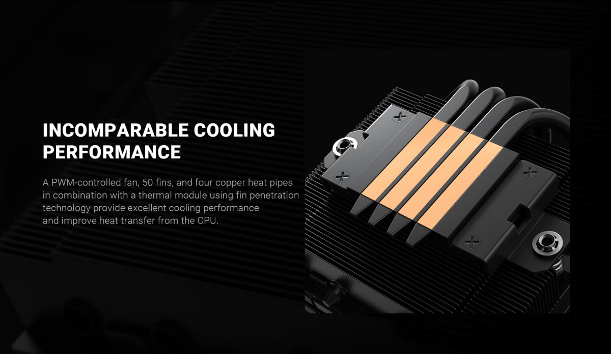 Кулер для процессора ID-Cooling IS-40-XT Black