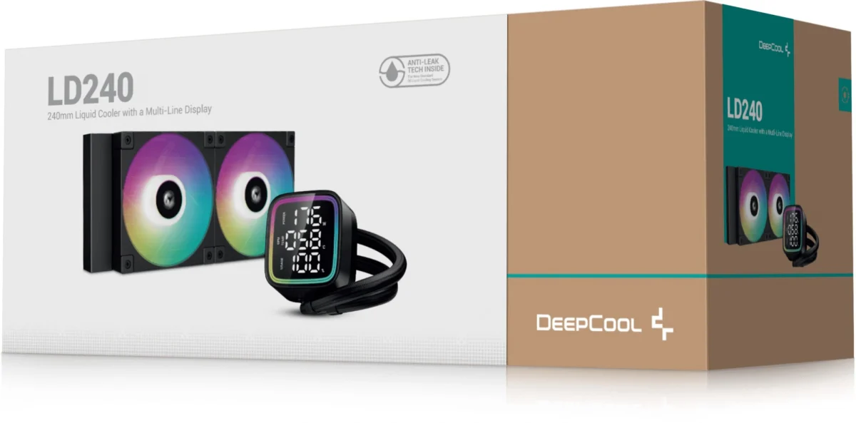 Система жидкостного охлаждения для процессора DeepCool LD240 WH белый (R-LD240-WHDMMN-G-1)