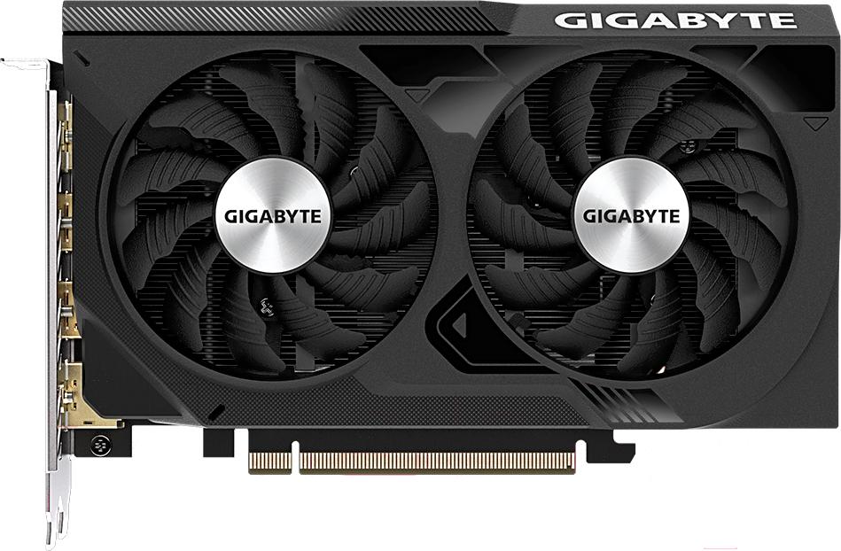 Видеокарта GigaByte RTX4060 Windforce OC 8GB (GV-N4060WF2OC-8GD)