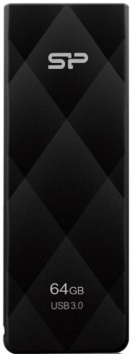 USB Flash-накопитель Silicon-Power Blaze B20 64Gb черный (SP064GBUF3B20V1K)